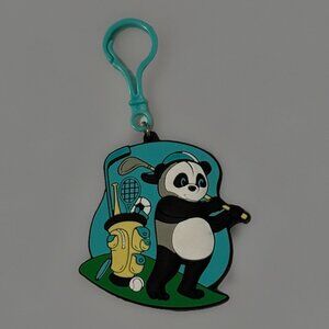 Panda Golf Player Dude Perfect KeyChain RARE Bag Backpack Keys Accessory Tricks‎